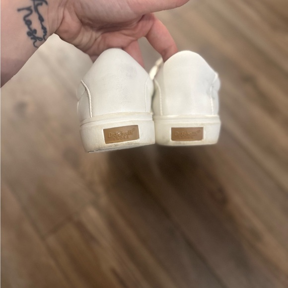 Dr. Scholl’s White Leather Low Top Comfort Sneakers Lace Up Women’s 8M - Picture 5 of 8